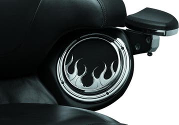 Kuryakyn Flame Speaker Grills For 14-Up Touring Models, Ophalen of Verzenden, Nieuw