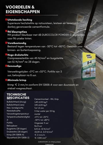 Voegmiddel voor Flagstones 25kg, Overige materialen, Overige typen, Nieuw, 5 tot 10 m²