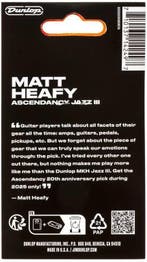 Jim Dunlop Matt Heafy Ascendacy Jazz III Max-Grip 1.38 mm, Ophalen of Verzenden, Nieuw