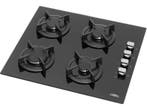 Everglades - Gas Kookplaat - Zwart, Verzenden, Nieuw, Gas, 4 kookzones