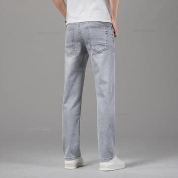 Herfst/Lente Heren Jeans - Comfortabele Stretch Katoen, Rech, Verzenden, Nieuw
