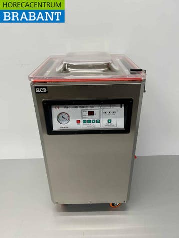HCB RVS Verrijdbare Vacuummachine Vacumeermachine Dubbele, Ophalen of Verzenden, Nieuw in verpakking