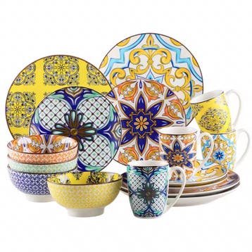 Klassiek Porseleinen Serviesset - Servies in Oosterse Stijl, Huis en Inrichting, Keuken | Servies, Verzenden, Nieuw, Overige stijlen