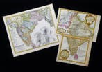 Azië - [Lot van 3] - India / Sri Lanka / Ceylon / Azië /, Boeken, Atlassen en Landkaarten, Nieuw
