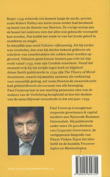 Het jaar 1759 9789044624755 Paul Frentrop, Boeken, Verzenden, Zo goed als nieuw, Paul Frentrop
