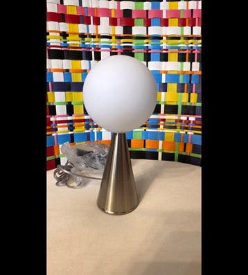 Fontana Arte - Gio Ponti - Tafellamp - Bilia - Metaal, Glas