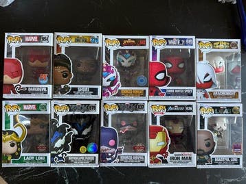 Funko - Funko Pop Marvel Funko Pop: Ironman, Venom,