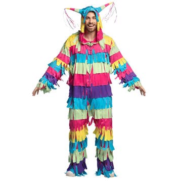 Kleurrijke Piñata Kostuum Volwassenen, Kleding | Dames, Ophalen of Verzenden, Nieuw