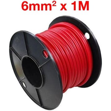 Accukabel 6Mm2 Rood (Per Meter), Verzenden, Nieuw