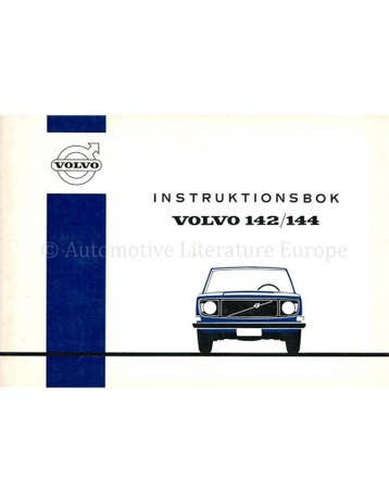 1970 VOLVO 142 | 144 INSTRUCTIEBOEKJE ZWEEDS, Auto diversen