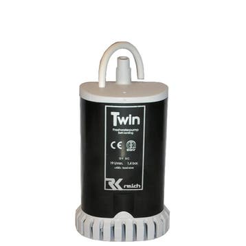 Reich Dompelpomp Twin met Ontluchting + Zeef 12V-19L, Nieuw