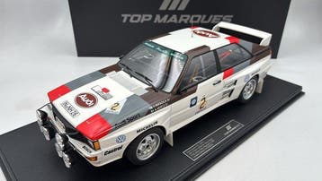 Top Marques 1:12 - Modelauto - Audi Quattro A2 Winner Rally, Hobby en Vrije tijd, Modelauto's | 1:5 tot 1:12, Nieuw