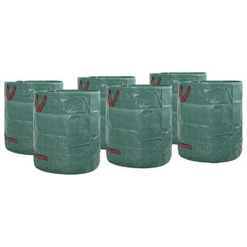 vidaXL Tuinafvalzakken 12 st 272 l Groen Polypropyleen, Verzenden, Nieuw