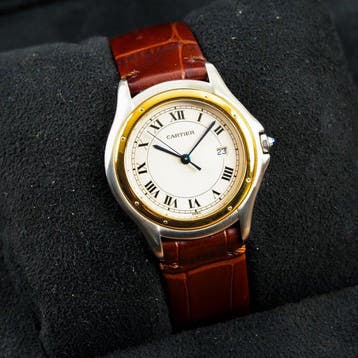 Cartier - Panthere Cougar 18k Yellow Gold Bezel Two Tone -, Nieuw
