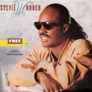 vinyl single 7 inch - Stevie Wonder - Free, Cd's en Dvd's, Vinyl Singles, Verzenden, Zo goed als nieuw, 7 inch, Pop