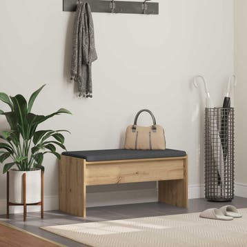 vidaXL Halbank Artisan Eiken 83 x 38 x 40 cm, Verzenden, Nieuw