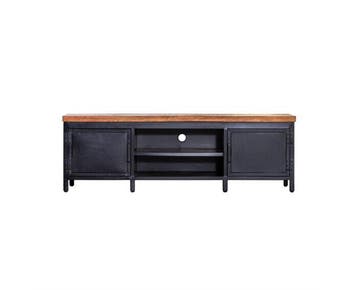 Eleonora Industrieel TV-Meubel 170 cm (2-deurs) | 45006, Ophalen of Verzenden, Nieuw