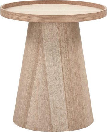 WOOOD Maud Bijzettafel - Hout - Naturel - 50x45x45 cm, Verzenden, Nieuw