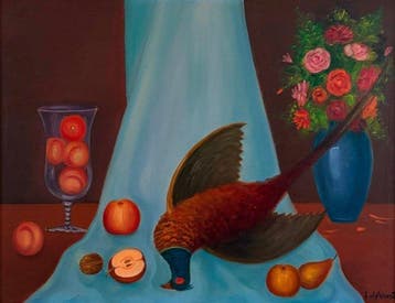 Armand De Vriendt (1898-1973) - Groot stilleven met fazant,, Antiek en Kunst
