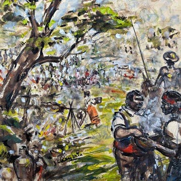 Jose Luis Rey Vila (1900-1983) - Paysage barbecue Andalou