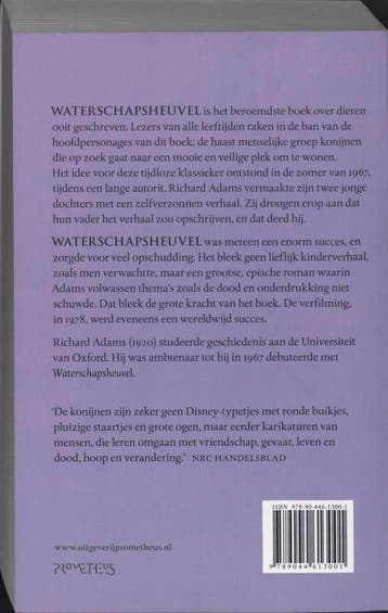 Waterschapsheuvel 9789044613001 Richard Adams, Boeken, Verzenden, Gelezen, Richard Adams