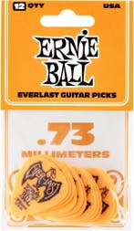 Ernie Ball 9190 Everlast plectrum 0.73 mm 12-pack, Ophalen of Verzenden, Nieuw, Akoestische gitaar
