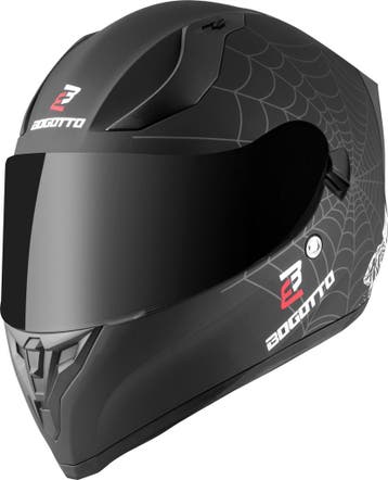 Bogotto H128 Grim Evo Zwart Wit Integraalhelm, Integraalhelm, Nieuw met kaartje, Overige merken, Heren