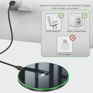 Universele Draadloze Oplader: Snel Laden voor iPhone, Samsun, Verzenden, Nieuw