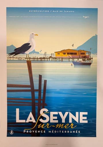 Monsieur Z - Affiche de Tourisme La Seyne Sur-Mer -