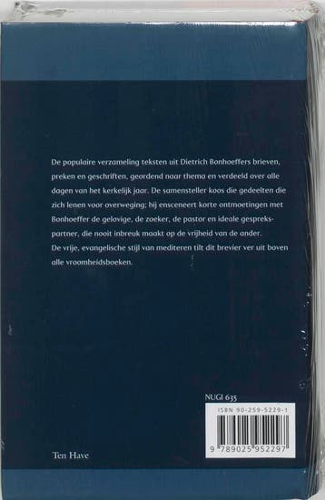Brevier 9789025952297 D. Bonhoeffer, Verzenden, Gelezen, D. Bonhoeffer