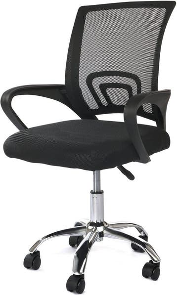 Ergonomische Stoel Zwart Mesh | Premium | OP=OP, Eenpersoons, Minder dan 75 cm, Hoekbank, Nieuw