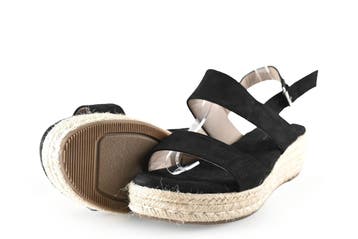 Dolcis Sandalen in maat 40 Zwart, Dolcis, Verzenden, Zwart, Sandalen of Muiltjes