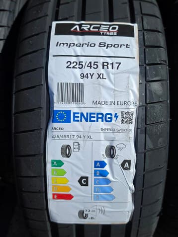 225/45r17 94Y XL  DOT26 Nieuwe Banden Made in Europe, Auto-onderdelen, Banden en Velgen, Ophalen, Nieuw, 17 inch, Band(en)
