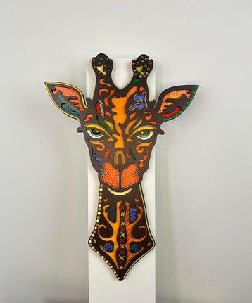 Krzysztof Gudanski - Giraffe - Animal Flow, Relief