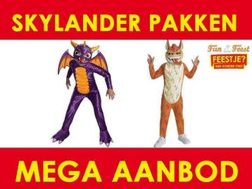 Skylanders kostuums - Mega aanbod Skylander kleding, Ophalen of Verzenden, Nieuw