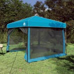 vidaXL Camping Tent Set met dak met opslag 2 pcs Blauw, Verzenden, Nieuw, Tot en met 2