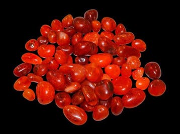 1 kg rode carneool getrommelde stenen – 15-20 mm