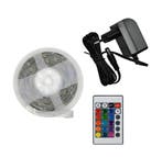 Flexibele led-strip (3 meter, multicolor RGB) met adapter e, Ophalen of Verzenden, Nieuw