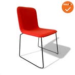 Lensvelt vergaderstoel - rode stoffering (Vergaderstoelen), Vergader- of Presentatieruimte, Ophalen of Verzenden, Gebruikt, Stoel
