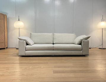 Minotti Hamilton 3-Zits + GARANTIE – NP: €14.500, 100 tot 125 cm, Ophalen of Verzenden, Rechte bank, Design Bank Bankstel Zetel 3-Zits Minotti