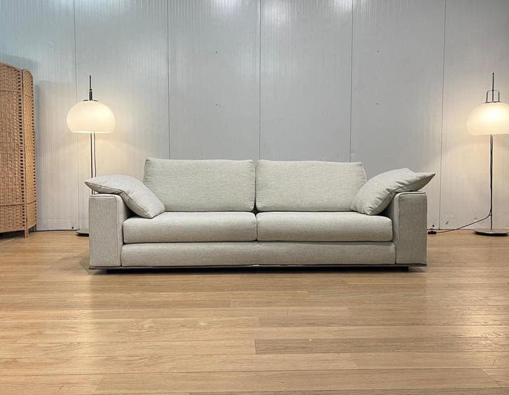 Minotti Hamilton 3-Zits + GARANTIE – NP: €14.500, Huis en Inrichting, Banken | Bankstellen, 200 tot 250 cm, 100 tot 125 cm, Rechte bank