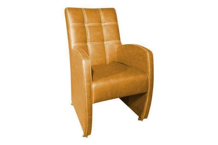 Eetkamerstoel Louise - eetkamerstoelen - Oranje, Huis en Inrichting, Stoelen, Nieuw, Stof