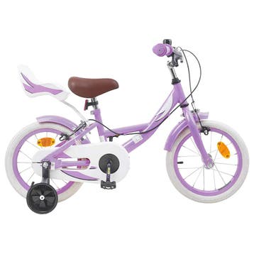 vidaXL Kinderfiets 12 Inch voor 2-4 jaar oud Paars, Fietsen en Brommers, Verzenden, Nieuw