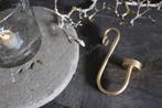 S-kandelaar waxine Gold 18 cm, Huis en Inrichting, Ophalen of Verzenden, Nieuw