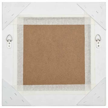vidaXL Wandspiegel barok stijl 40x40 cm zilverkleurig, Verzenden, Nieuw