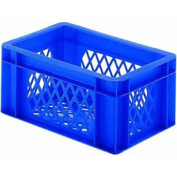 UNBRANDED Fietskrat / bagagekrat mini blauw 30x20x14,5cm, Ophalen of Verzenden, Nieuw, Overige merken