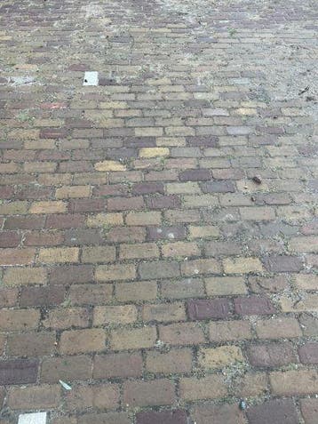 Oud gebakken keiformaat Wateringen (Losgestort), Ophalen of Verzenden, Gebruikt, Klinkers