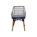 Ribe dining tuinstoel rope teak poten, Tuin en Terras, Ophalen of Verzenden, Nieuw