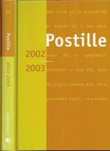POSTILLE 54 (2002-2003) - M.A. Andela-Hofstede ea., Verzenden, Gelezen, M.A. Andela-Hofstede ea.