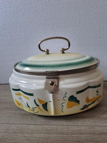 Wächtersbach - Koekjesdoos - Faience - Art-deco koekblik